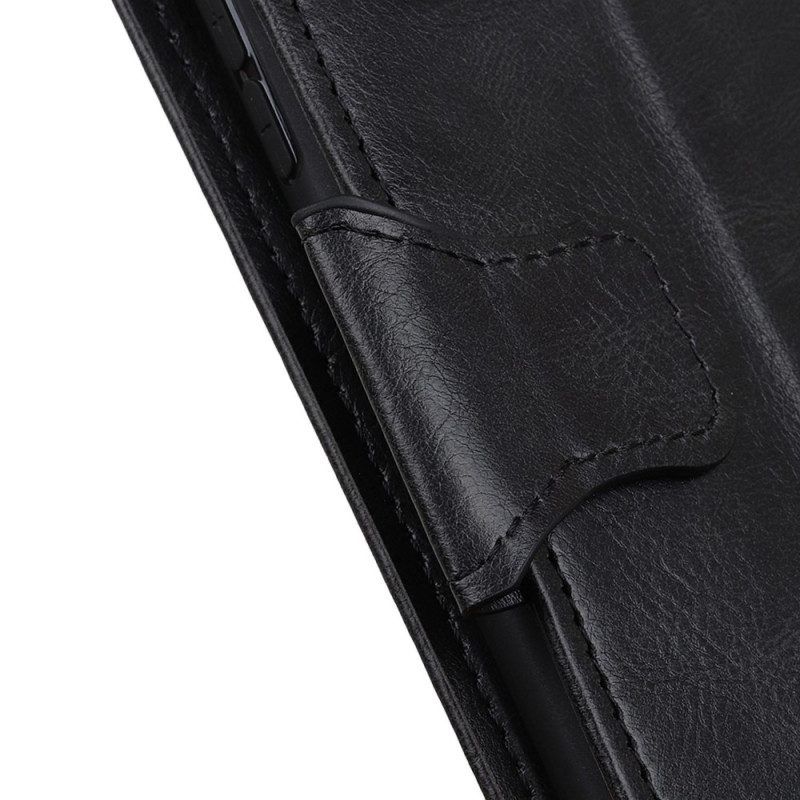 Lederhüllen Für Xiaomi Redmi Note 12 Pro Stil Lederverschluss Umkehrbar