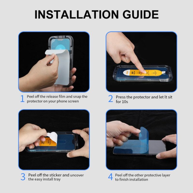 Displayschutzfolie Aus Gehärtetem Glas Für X100 Pro Mit Installationshilfe