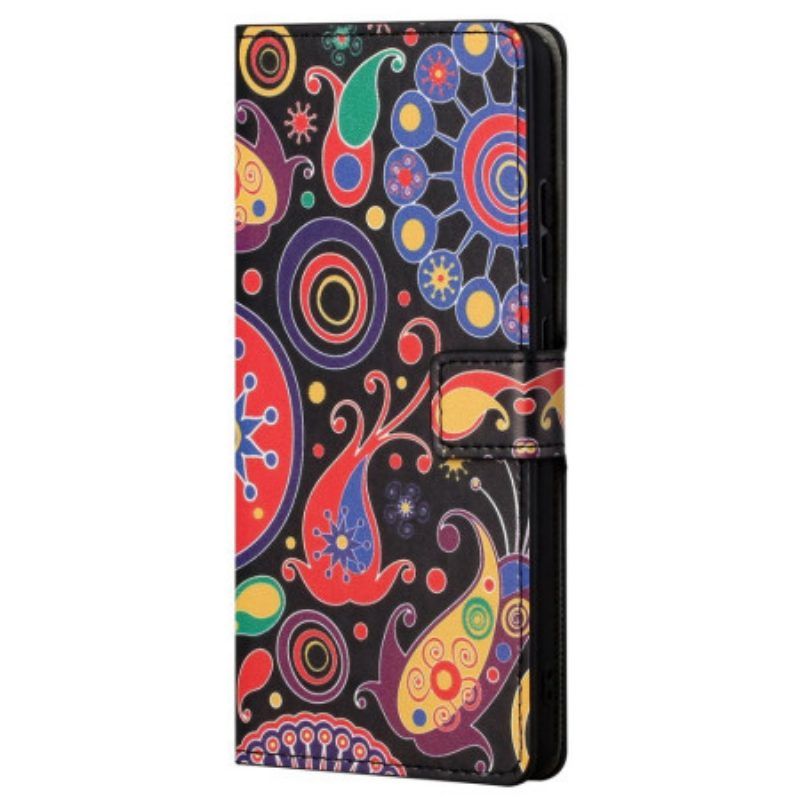 Flip Case Für Samsung Galaxy S23 5G Paisley