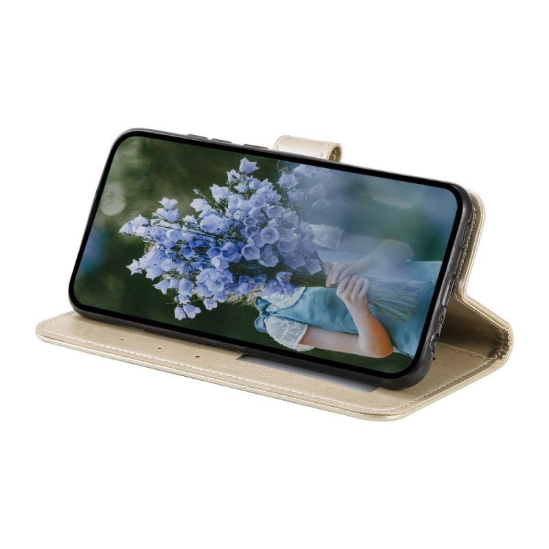 Flip Case Für Samsung Galaxy S23 5G Sonnenmandala