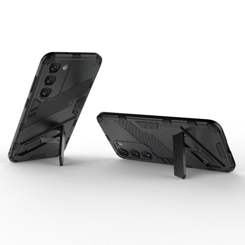 Handyhülle Für Samsung Galaxy S23 5G Freihändiger. Abnehmbarer Ständer Mit Zwei Positionen