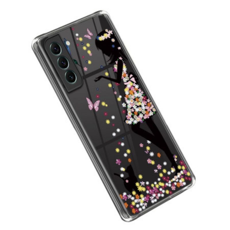 Handyhülle Für Samsung Galaxy S23 5G Nahtloses Blumenmädchen