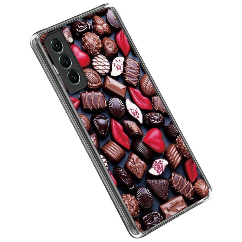 Hülle Für Samsung Galaxy S23 5G Flexible Schokolade