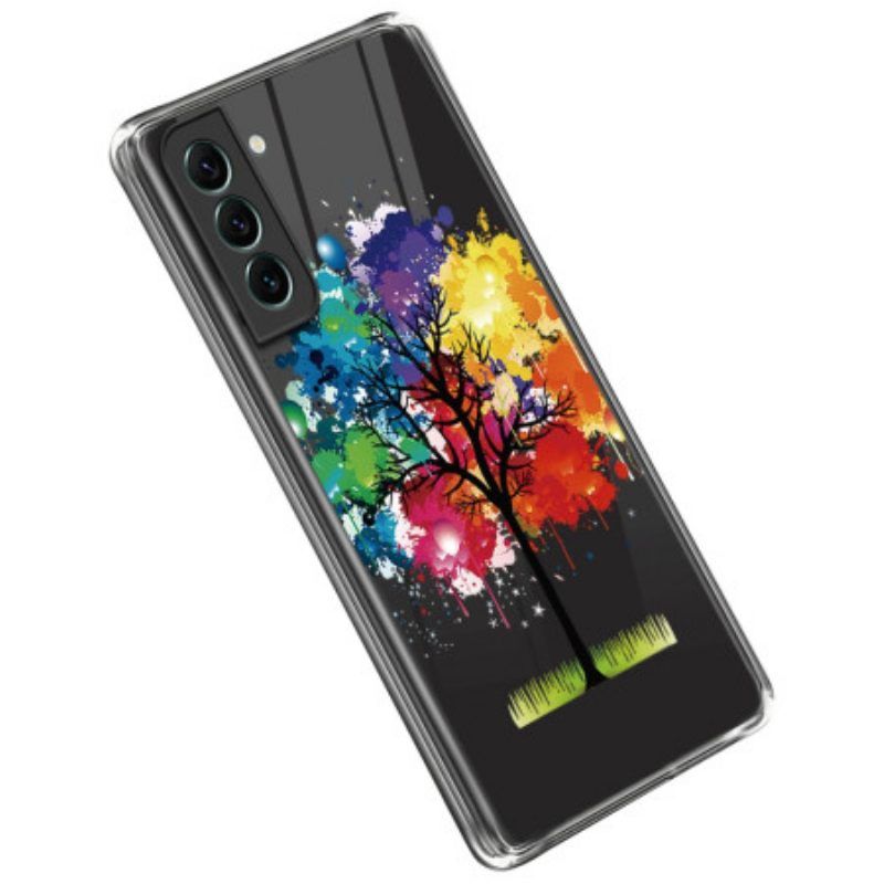 Hülle Für Samsung Galaxy S23 5G Nahtloser Aquarellbaum