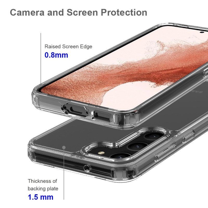 Hülle Für Samsung Galaxy S23 5G Transparenter Anti-vergilbungsschutz