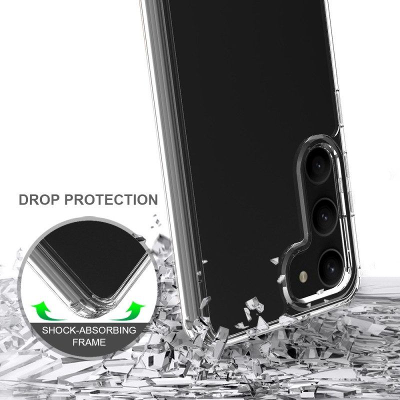 Hülle Für Samsung Galaxy S23 5G Transparenter Anti-vergilbungsschutz