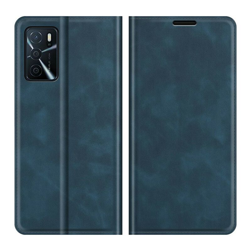 Flip Case Für Oppo A16 / A16s Hautberührung