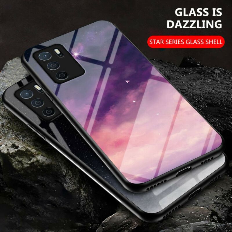 Hülle Oppo A16 / A16s Handyhülle Schönheit Gehärtetes Glas