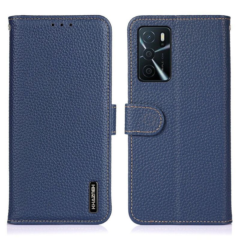 Lederhüllen Für Oppo A16 / A16s Litschi-khazneh-leder