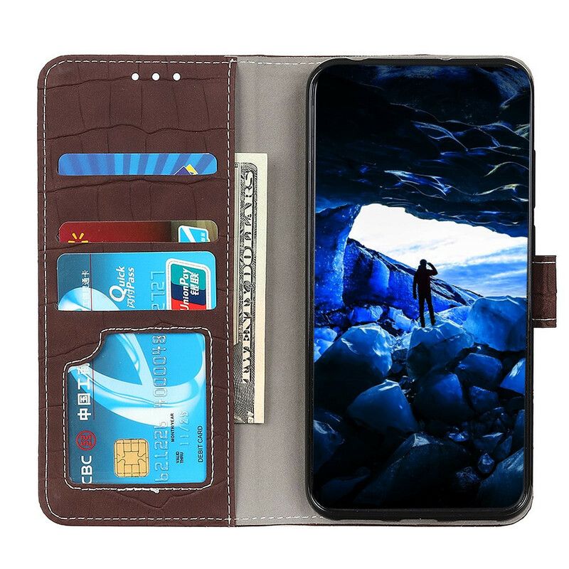 Lederhüllen Oppo A16 / A16s Krokodilkraft