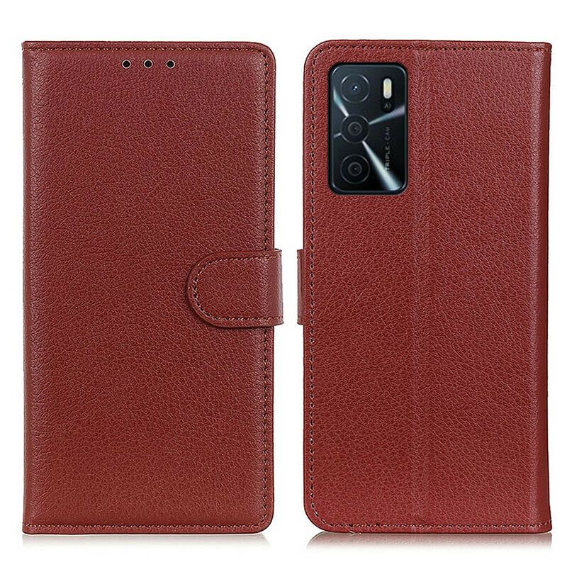 Lederhüllen Oppo A16 / A16s Traditionelles Kunstleder