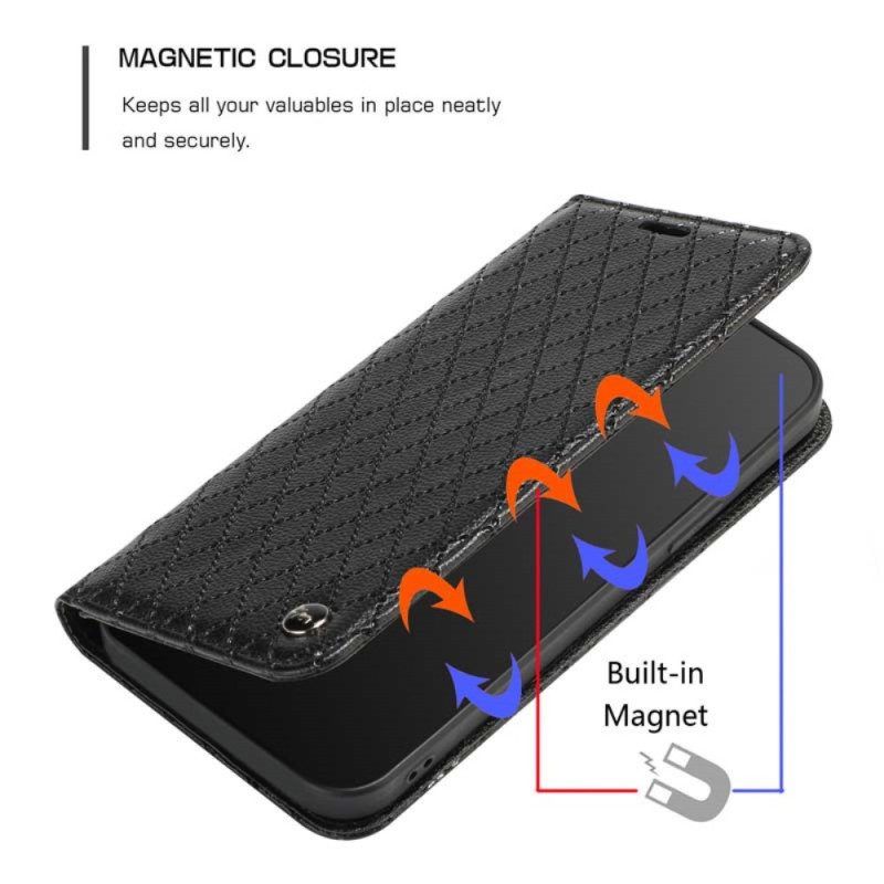 Schutzhülle Für Samsung Galaxy S23 Ultra 5G Flip Case Rfid-diamanten