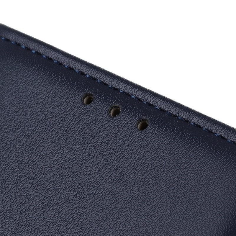 Flip Case Für iPhone 14 Pro Max Einfacher Ledereffekt