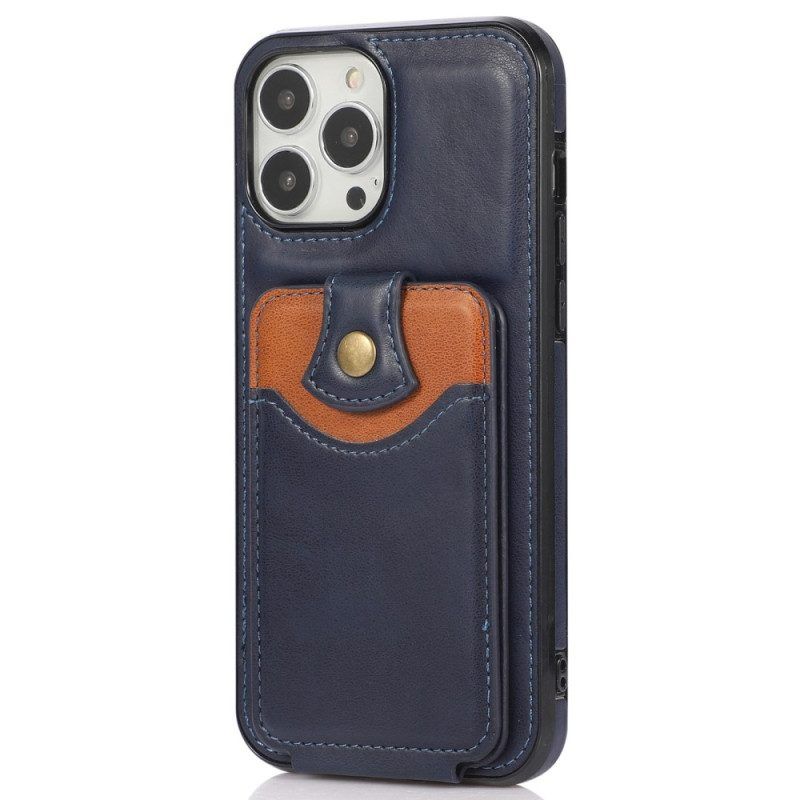 Hülle Für iPhone 14 Pro Max Flip Case Klappkartenhalter