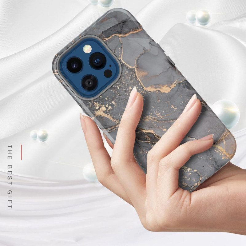 Hülle Für iPhone 14 Pro Max Luxuriöser Marmor