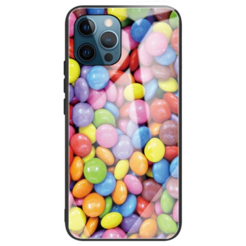 Hülle Für iPhone 14 Pro Max Süßigkeiten Aus Gehärtetem Glas
