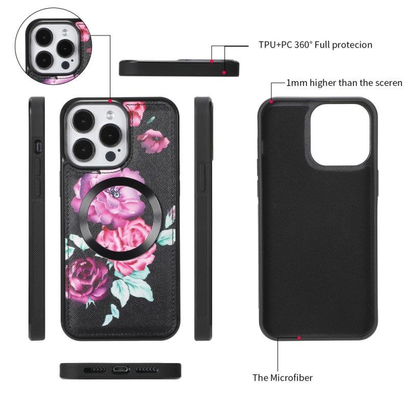 Hülle Flip Case Für iPhone 15 Pro Komplettes Zubehör Für Abnehmbare Schale