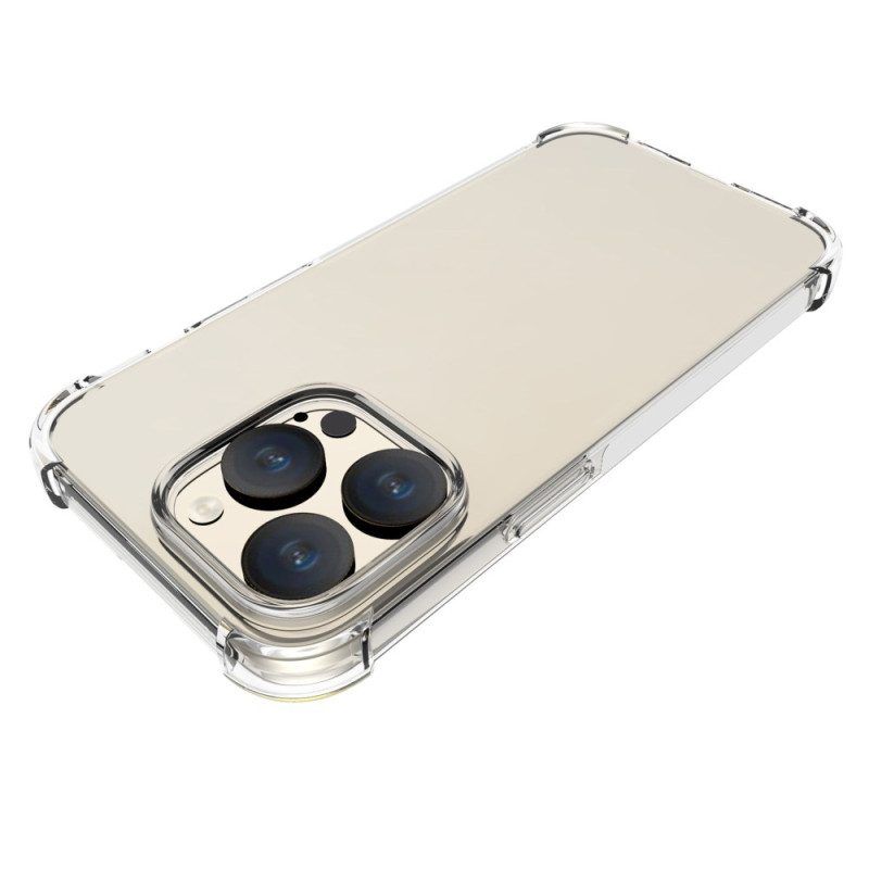 Hülle Für iPhone 15 Pro Transparent Mit Verstärkten Ecken
