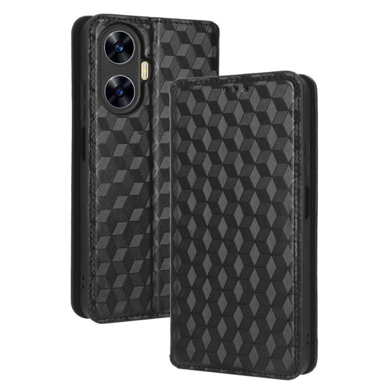 Flip Case Realme C55 Handyhülle 3d-muster
