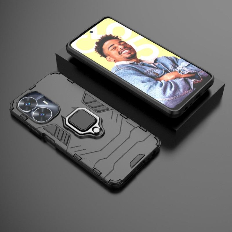 Hülle Für Realme C55 Robuste Ringhalterung
