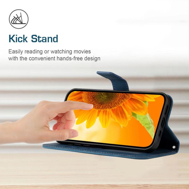 Lederhüllen Für Realme C55 Armband Mit Sonnenblumenmuster