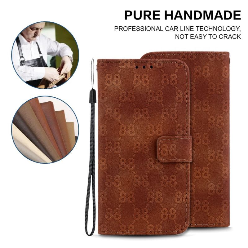 Lederhüllen Für Realme C55 Design 88 Mit Armband