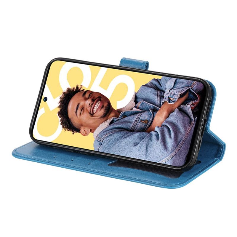 Lederhüllen Realme C55 Armband Mit Blumenmuster