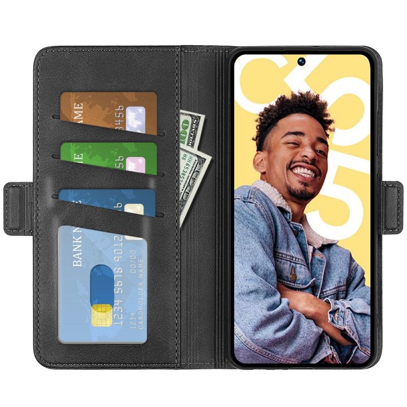 Lederhüllen Realme C55 Doppelverschluss