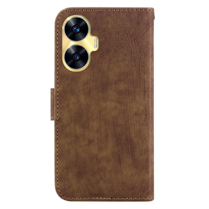 Lederhüllen Realme C55 Niedlicher Tiger