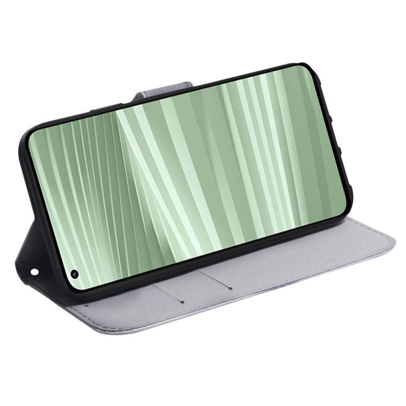 Lederhüllen Realme C55 Weißer Tiger