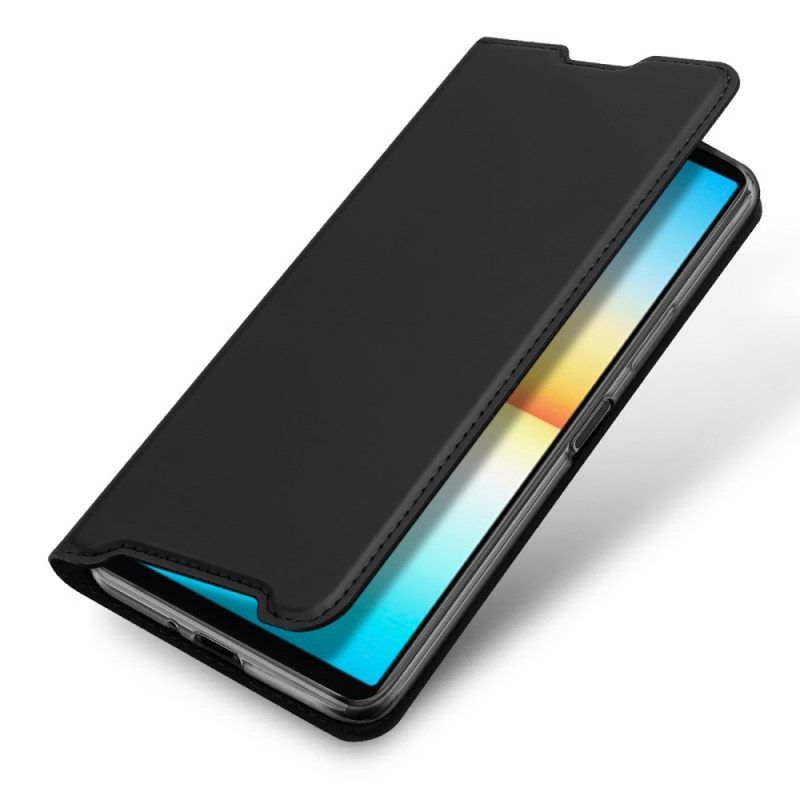 Lederhüllen Für Sony Xperia 10 IV Skin Pro Dux Ducis