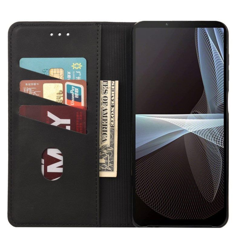 Schutzhülle Für Sony Xperia 10 IV Flip Case Zweifarbig