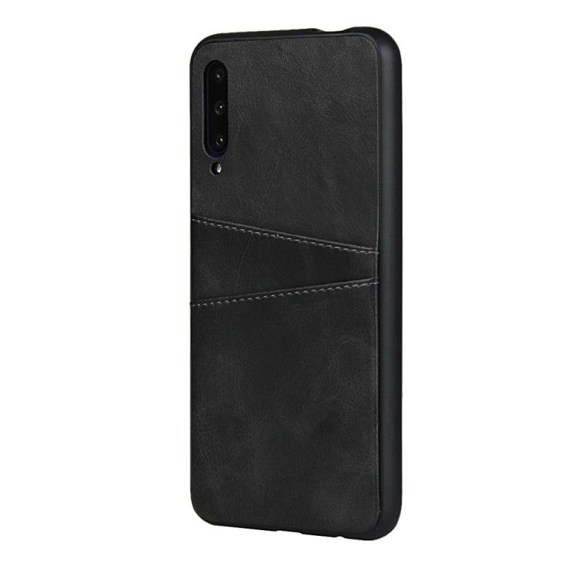 Hülle Honor 9X Pro Schwarz Doppelter Kartenhalter Mit Ledertextur