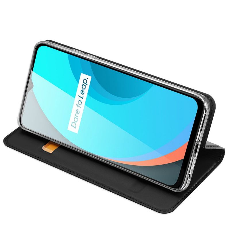 Flip Case Realme C11 Schwarz Pro-Dux-Ducis-Haut