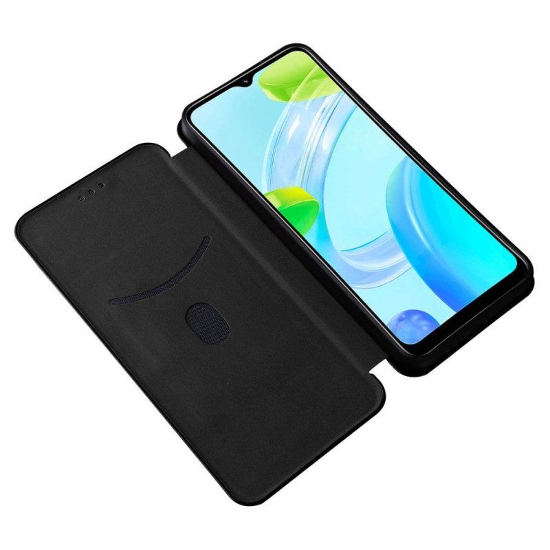 Schutzhülle Für Realme C30 Flip Case Kohlefaser-ringhalterung