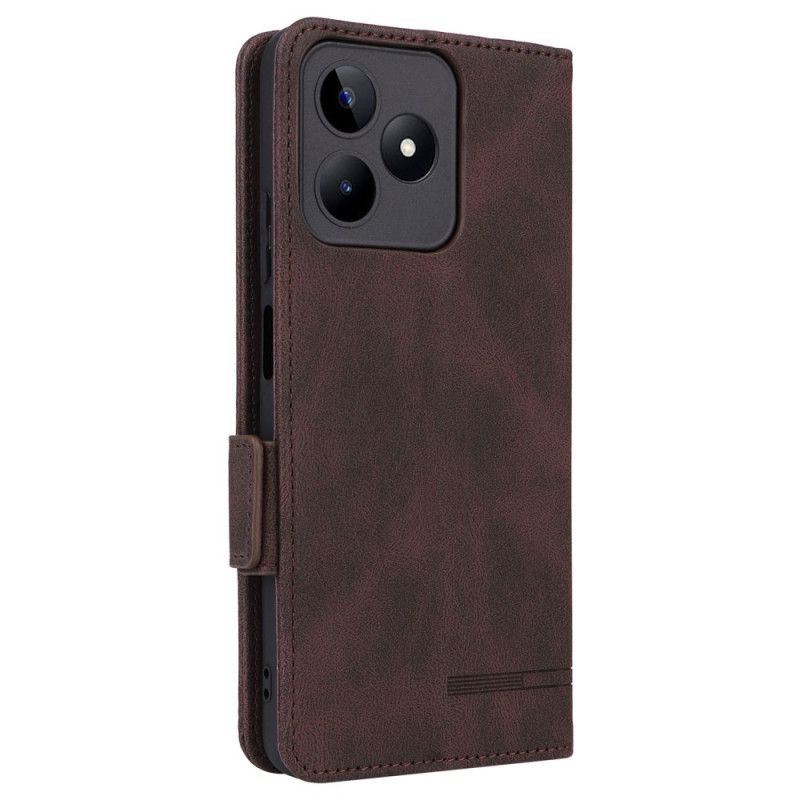 Lederhüllen Für Realme C53 Retro-design