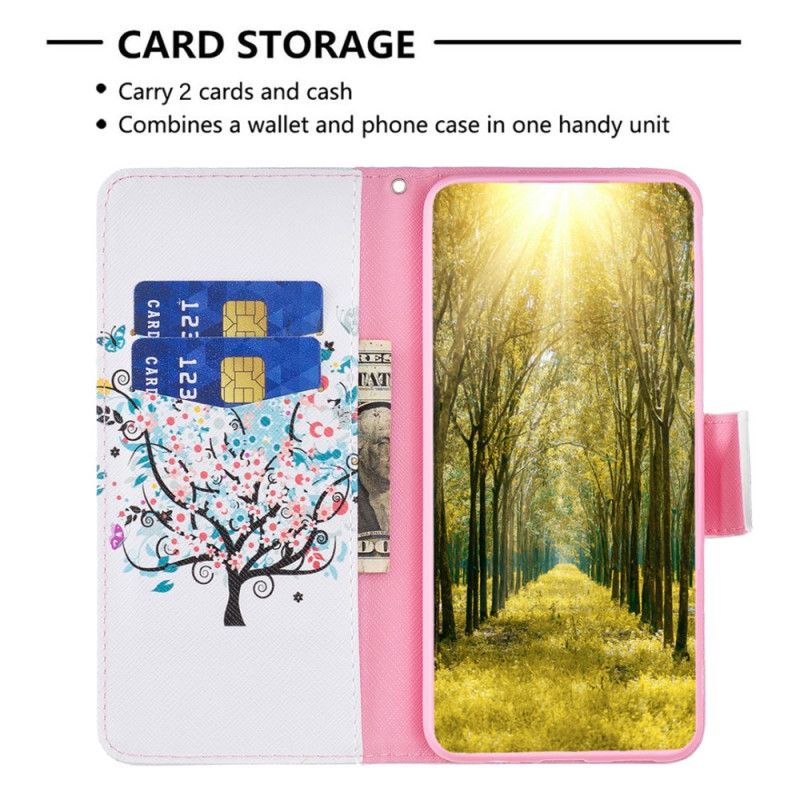 Lederhüllen Realme C53 Blühender Baum