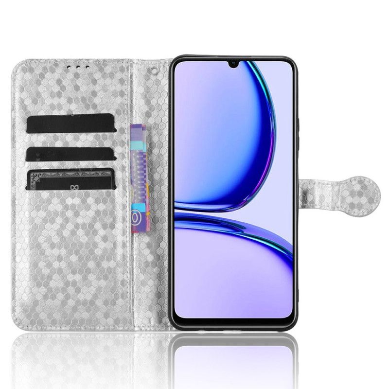 Lederhüllen Realme C53 Glitzerpunkte Mit Trageband