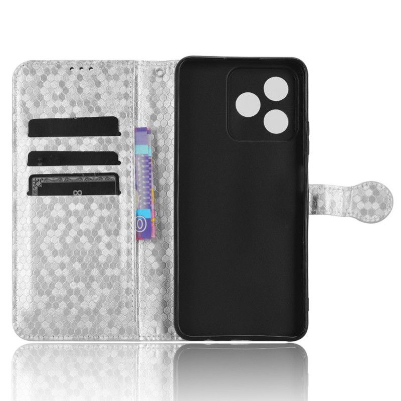 Lederhüllen Realme C53 Glitzerpunkte Mit Trageband