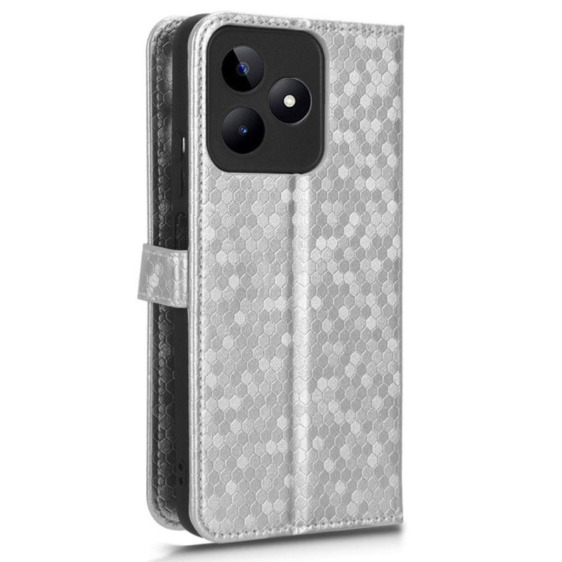 Lederhüllen Realme C53 Glitzerpunkte Mit Trageband