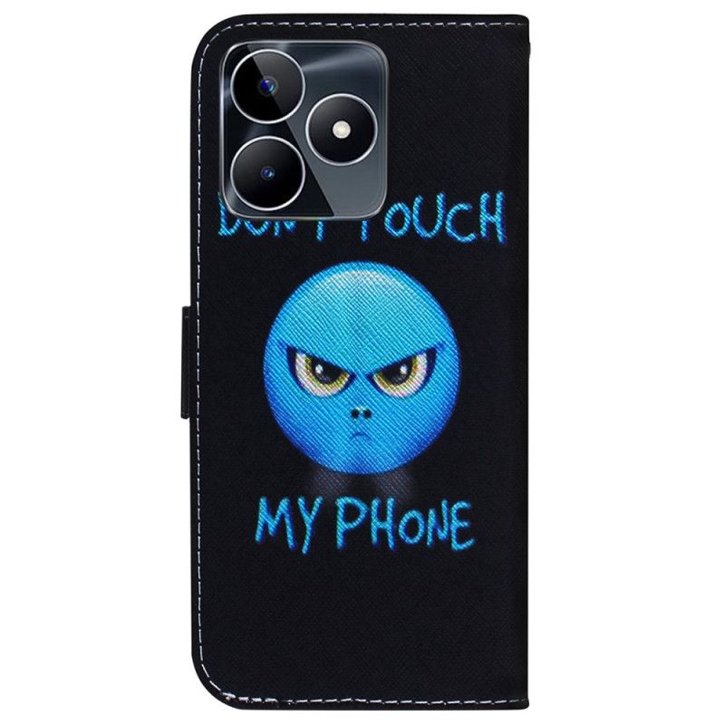 Lederhüllen Realme C53 Handyhülle Emoji-handy