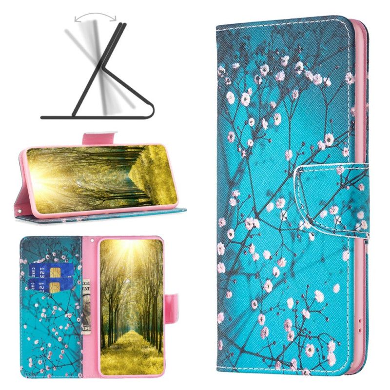 Lederhüllen Realme C53 Handyhülle Pflaumenblüten
