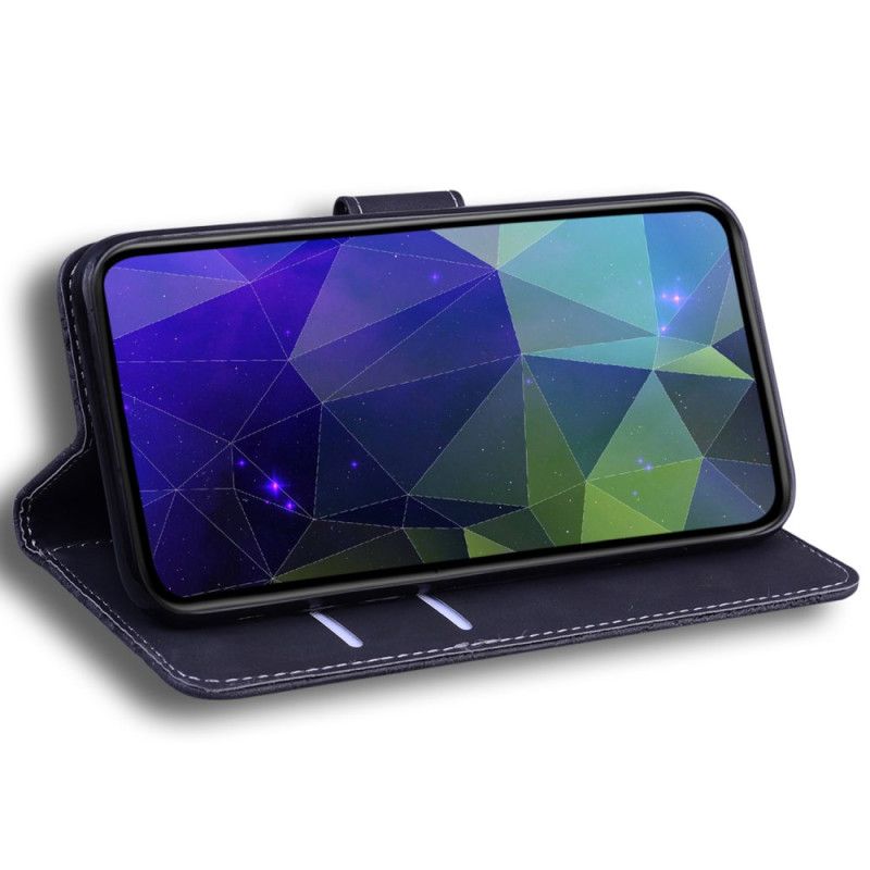 Lederhüllen Realme C53 Handyhülle Sichtbare Nähte