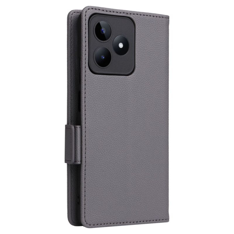 Lederhüllen Realme C53 Handyhülle Ultradünn Mit Trageband