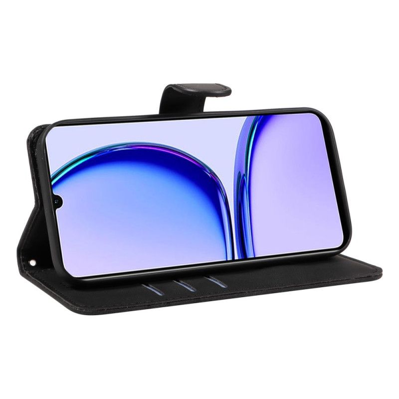 Lederhüllen Realme C53 Handyhülle Wellenlinien