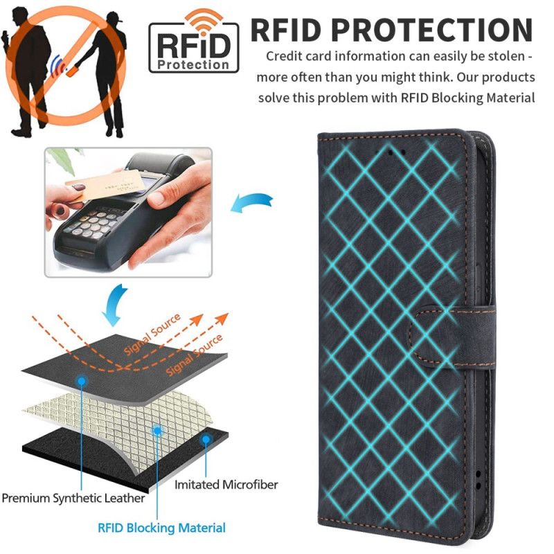 Lederhüllen Realme C53 Rfid-schutz Mit Trageband