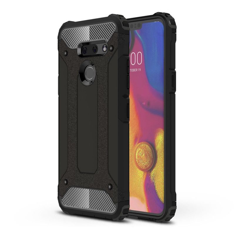 Hülle ThinQ LG G8 ThinQ Schwarz Überlebender