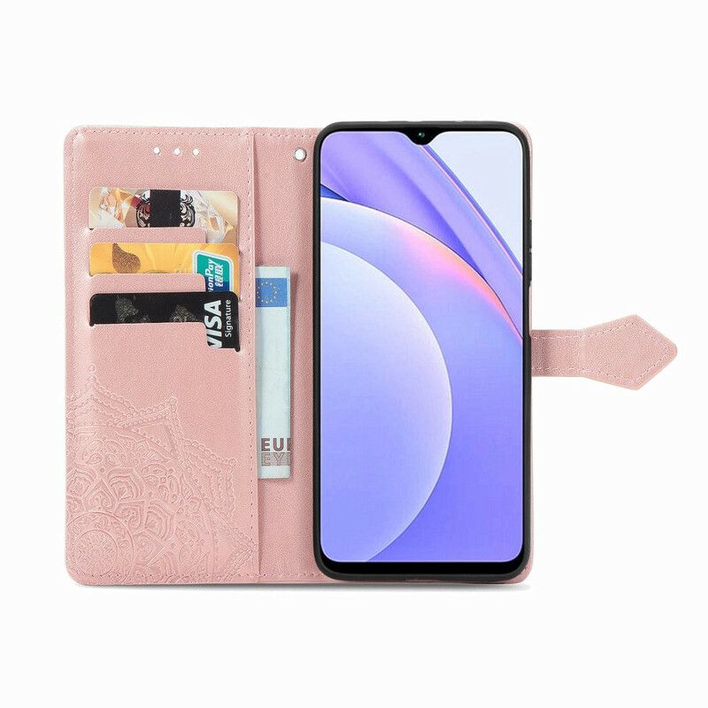 Lederhüllen Für Xiaomi Redmi 9t Mandala Mittelalter