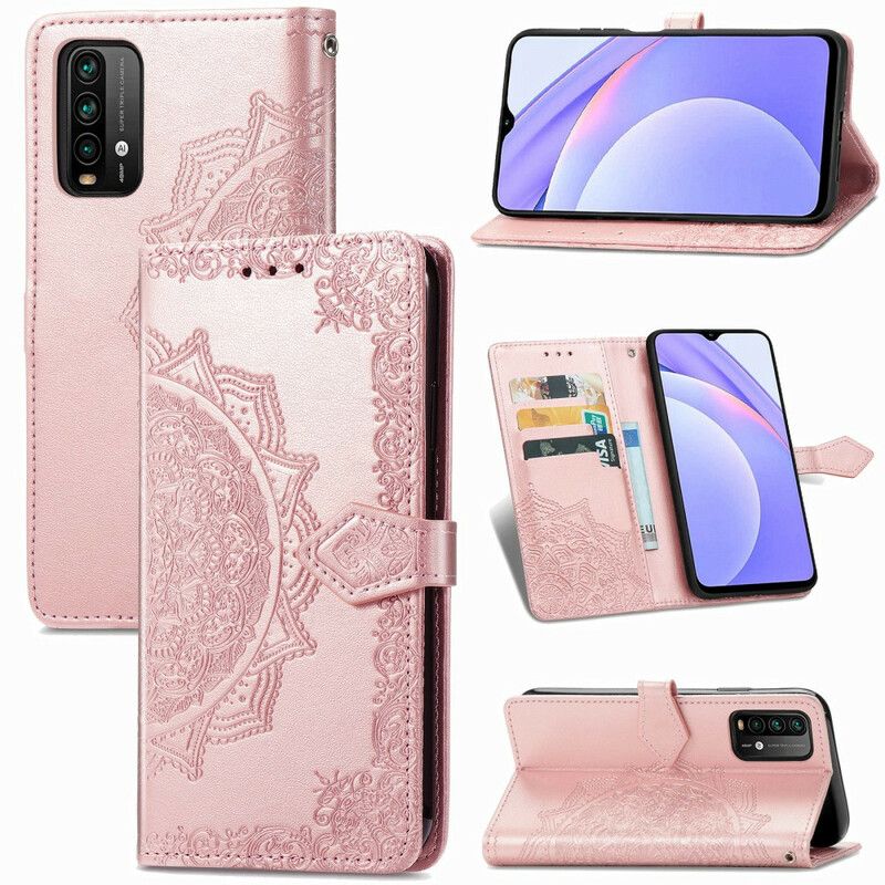 Lederhüllen Für Xiaomi Redmi 9t Mandala Mittelalter