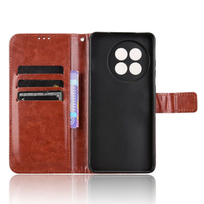 Lederhüllen Für Oneplus 13r Auffälliges Kunstleder
